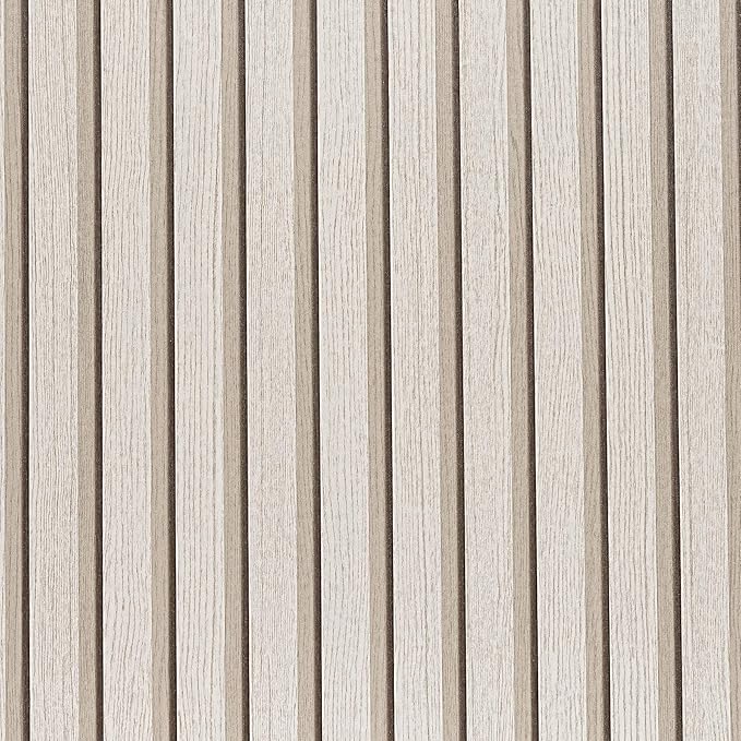 Wood Slat Peel and Stick Wallpaper by LOVADA