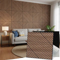 Mollywell Art Acoustic Wall Panels, 24x24 Inch 8 Pack, Wood Veneer, Sound by Mollywell