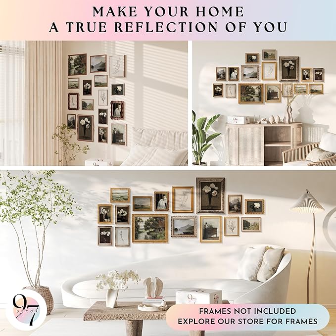97 Decor LARGE 11X14 Vintage Wall Art Prints - Image 4