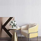 Livelynine 15.8x197 Peel and Stick Grasscloth Wallpaper White Textured Wall - Image 4