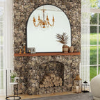 VooBang Wide Arched Wall Mirror, 38 x 40 inch Arch Bathroom Mirror, Wall - Image 6