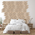 WoveN SounD Brick Acoustic Wall Panels, 16 Pack 16x12 Inch, PVC Wood Grain - Image 9