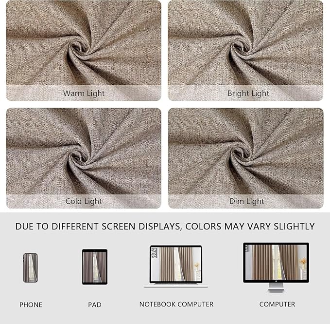 IGEMAEVE 100% Blackout Curtains 84 Inch Length - Image 9