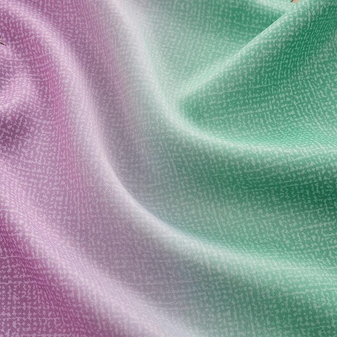 XiDi Curtains for Bedroom Decor, Rainbow Green PurpleBlue34/90/1 - Image 8