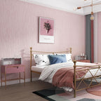 Haimin Grasscloth Wallpaper Textured 24in X 393in Fabric Contact Paper Pink - Image 2