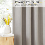 NICETOWN Valances for Bedroom, Farmhouse Windows Blackout Thermal Insulated - Image 8