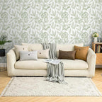 Timeet Peel and Stick Wallpaper Green Floral Wall Paper - Image 6