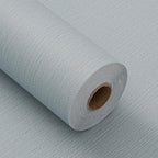 Haimin Fabric Wallpaper Textured Contact Paper Peel and Stick Faux Linen Wall by HaiminHomeDecorWallpaper