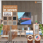 Avana Acoustic Wood Wall Panels – 47.2 X 12.6 Inch Walnut Acoustic Panels 2 PCs - Image 7