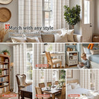 Lajode Linen Blackout Curtains for Living Room - Image 4