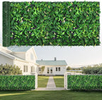 fanado Artificial Grass Wall Panels 40"x120", Hedge Green Wall Decor Backdrop by Unknown