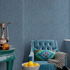 JiffDiff Woven Wallpaper Peel and Stick 17.3" 400x 0 Colorful Paint Grasscloth - Image 2