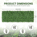 Artificial Green Wall Panels: 40"x120" Boxwood Hedge Green Wall Decor Backdrop - Image 2