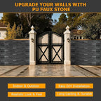 ROOMTEC 6-Packs Faux Stone Wall Covering Panels - Image 8