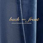 NICETOWN Navy Blue Velvet Curtains 84 inches - Image 5