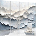 JaneTech 8-Pack Art Acoustic Wall Panels 48x32 Inches Acoustic Treatment by JaneTech