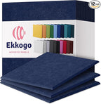 Acoustic Panels 12-Pack Soundproof Wall Panels 12"X12"X0.4" Sound Panels High by EkkogoAcousticPanels