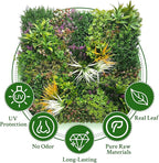 ODTORY Artificial Greenery Grass Wall Panels: 54'' x 120'' UV-Anti Faux - Image 4