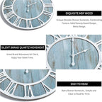 1st owned Wall Clocks for Living Room Decor, Round Silent Non Ticking, Modern - Image 4