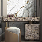 BAYYA Brown Marble Paper Granite Peel and Stick Kitchen Backsplash Wallpaper - Image 6