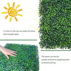 ODTORY Artificial Grass Wall Panel Backdrop, 10 X 10 in 25P UV-Anti Greenery - Image 4
