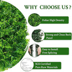 ODTORY Artificial Plants Hedge Wall Panels：60x120 Inch UV-Anti Greenery Boxwood - Image 4