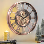 CLXEAST 21 Inch Large Roman Numeral Wall Clock by CLXEAST