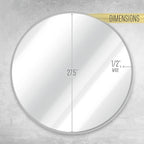 HBCY Creations Medium Round Mirror, Living Room and More, Modern Minimalist - Image 6