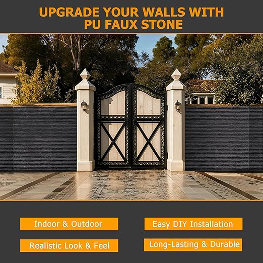 ROOMTEC 1-Pack Faux Stone Wall Covering Panels - Image 7