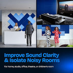 Acoustic Panels 12-Pack Soundproof Wall Panels 12"X12"X0.4" Sound Panels High - Image 4