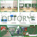 ODTORY Artificial Boxwood Roll Panels:40 X 120 in UV-Anti More Dense Greenery - Image 6