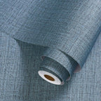 Blue Peel and Stick Wallpaper Linen Contact Paper - Image 2