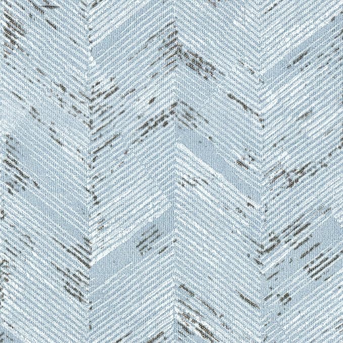 Livelynine 15.8x197 Blue and White Grass Cloth Wallpaper Peel and Stick Contact - Image 6