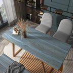 Bomeng Blue Wood Grain Contact Paper Grey Wood Look Wallpaper Peel and Stick - Image 3