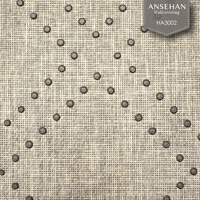 Ansehan Hand-Crafted Wallcovering HA3002 Droplets 36" W x8 Yard L Textured - Image 2
