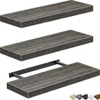 QEEIG Floating Shelves for Wall Bathroom Shelf Bedroom Kitchen Living Room - Image 10