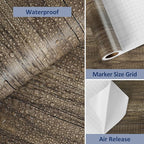 WESTICK 24"x394" Large Wood Contact Paper Peel and Stick Countertops Brown Wood - Image 8