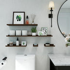 Small Floating Shelves for Wall Decor, Wall Mounted Wood Shelf for Bedroom - Image 5