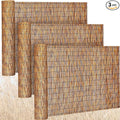 Barydat 3 Pcs 6 x 16.4 ft Reed Fence Roll, 85% Shade Bamboo Privacy Screen by home