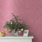 CHIHUT Pink Glitter Wallpaper Stick and Peel 15.7''x100'' Sparkle Glitter - Image 3