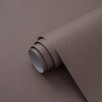 24"x393" Brown Grasscloth Peel and Stick Fabric Textured Contact Paper Linen - Image 9