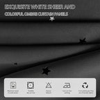 XiDi Blackout Drapes for Bedroom Windows, Unicorn Curtains for Kids Room - Image 3