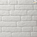 Wall!Supply 3D Wall Panels – Faux Brick, Covers 25.84 Sq Ft by WallSupply