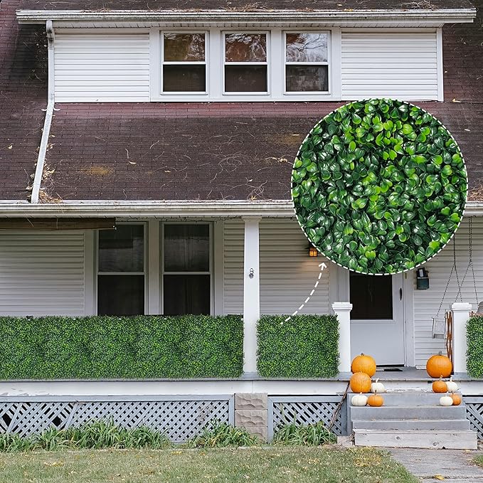 Artificial Ivy Privacy Fence Screen:40"x 120" 4-Layer Leaf UV-Anti Faux - Image 5
