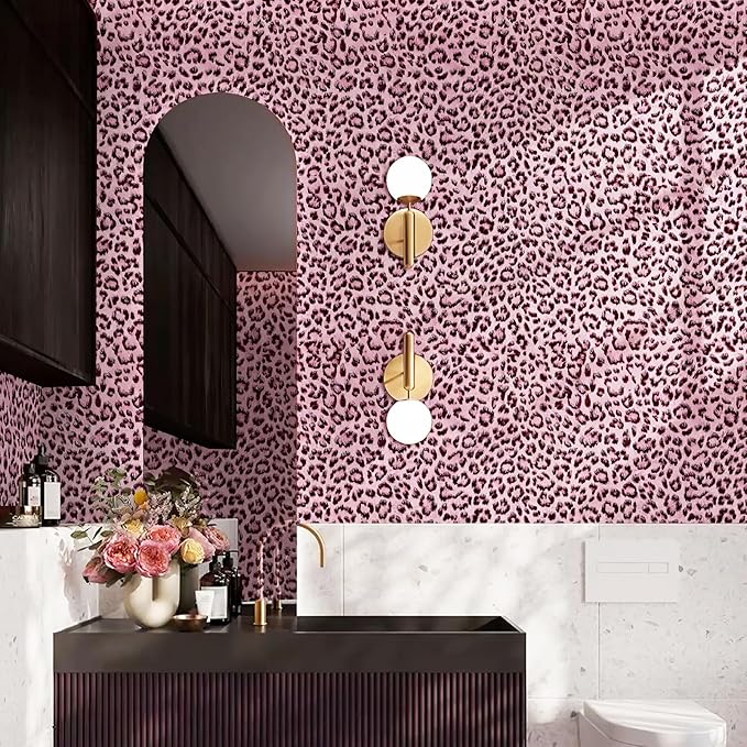 Leopard Print Peel and Stick Wallpaper, Waterproof Removable Self Adhesive - Image 4