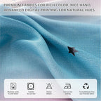 XiDi Pink & Purple Curtains, Unicorn Wall Decals - Image 3