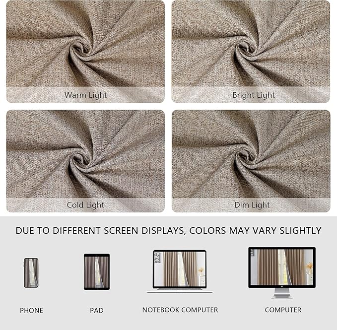 IGEMAEVE 100% Blackout Curtains - Image 4