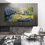 Canvas Wall Art Decor Large Modern Green Wall Art - Image 2