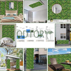 ODTORY Artificial Grass Wall Backdrop Panels: 20X20 in 12P UV-Anti Greenery - Image 6