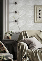 Heroad Peel and Stick Wallpaper Grey and White Vintage Forest Animals Floral - Image 8